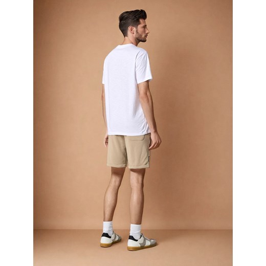 Sinsay - Koszulka basic - kremowy Sinsay XXL Sinsay