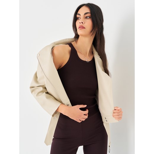 Sinsay - Swetrowy top - brązowy Sinsay XS Sinsay