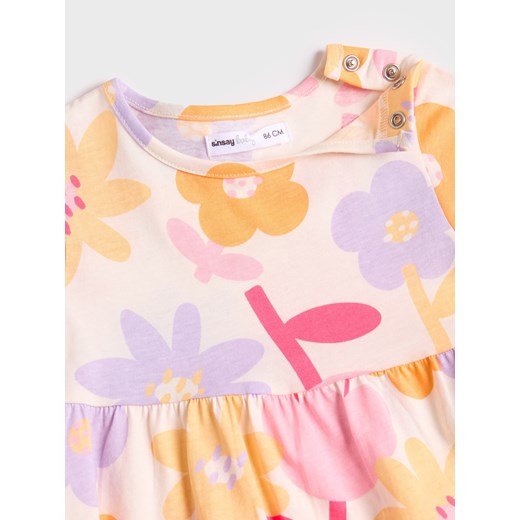 Sinsay - Sukienka - kremowy Sinsay 92 Sinsay