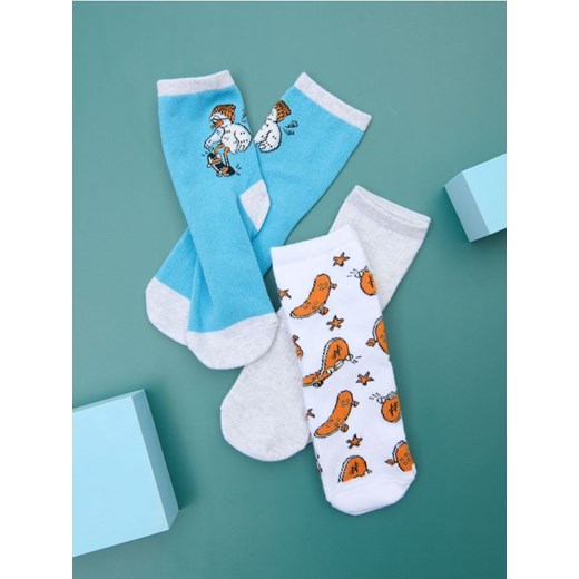 Sinsay - Skarpetki 3 pack - wielobarwny ze sklepu Sinsay w kategorii Skarpetki dziecięce - zdjęcie 178141409
