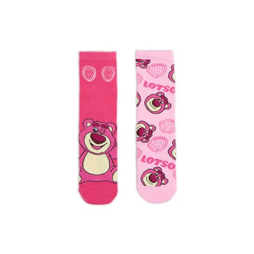 Cropp - 2 pack skarpet z Misiem Tulisiem Toy Story - różowy ze sklepu Cropp w kategorii Skarpetki damskie - zdjęcie 178142055