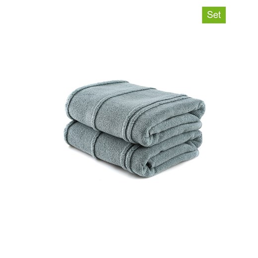 Colourful Cotton Ręczniki (2 szt.) &quot;Arden&quot; w kolorze miętowym do rąk ze sklepu Limango Polska w kategorii Ręczniki - zdjęcie 178142677