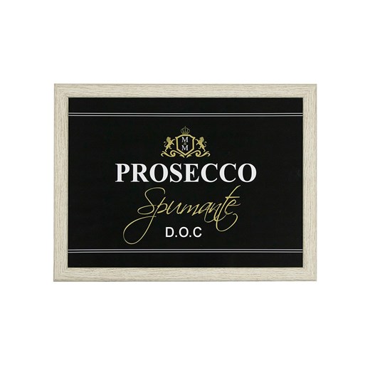 Mars &amp; More Taca &quot;Prosecco&quot; w kolorze czarnym - 43 x 43 cm ze sklepu Limango Polska w kategorii Tace - zdjęcie 178143227
