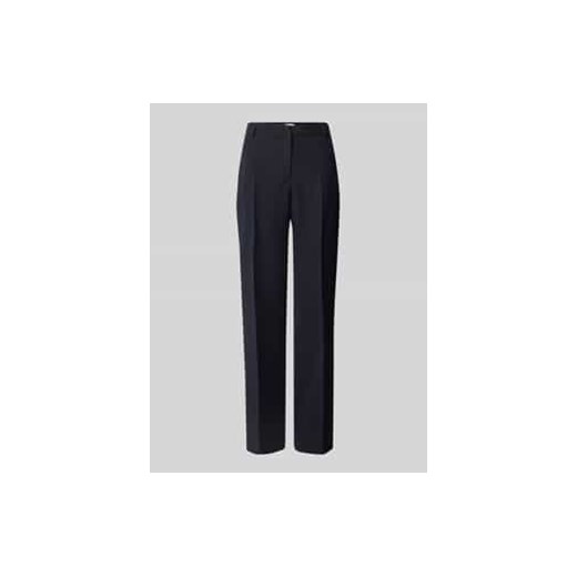 Spodnie o kroju straight fit w kant ze sklepu Peek&Cloppenburg  w kategorii Spodnie damskie - zdjęcie 178143705