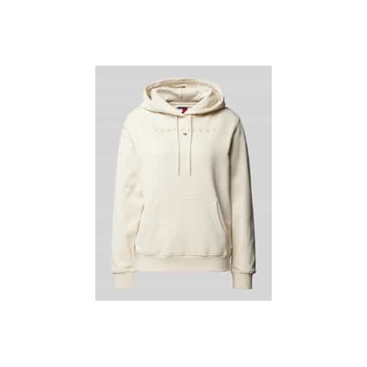 Bluza z kapturem z wyhaftowanym logo ze sklepu Peek&Cloppenburg  w kategorii Bluzy damskie - zdjęcie 178145109