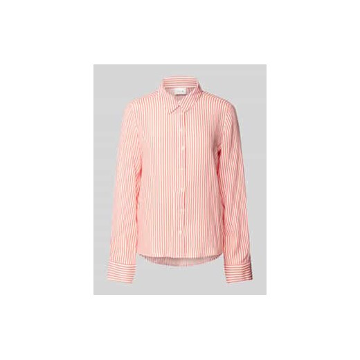 Bluzka o kroju regular fit z listwą guzikową na całej długości model ‘ROSA’ ze sklepu Peek&Cloppenburg  w kategorii Koszule damskie - zdjęcie 178145147
