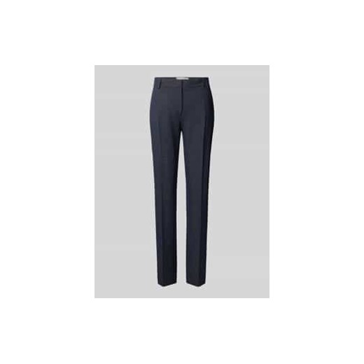 Spodnie o kroju slim fit z fakturowanym wzorem ze sklepu Peek&Cloppenburg  w kategorii Spodnie damskie - zdjęcie 178145197
