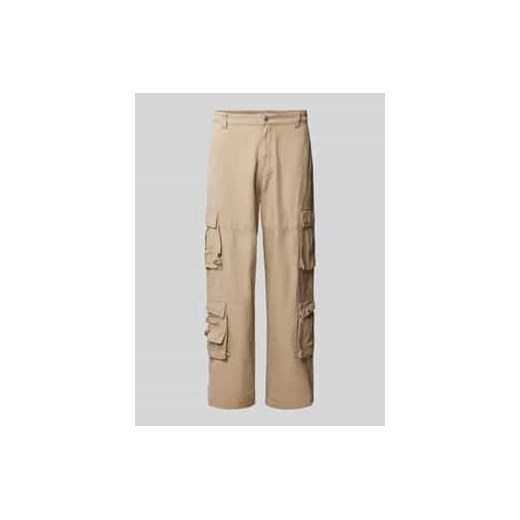Spodnie cargo z paskami Essentials ze sklepu Peek&Cloppenburg  w kategorii Spodnie męskie - zdjęcie 178147796