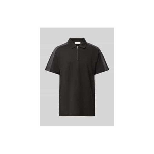 Koszulka polo z detalem z logo ze sklepu Peek&Cloppenburg  w kategorii T-shirty męskie - zdjęcie 178147797