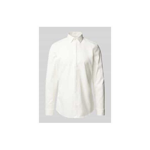 Koszula smokingowa o kroju super slim fit z kołnierzykiem typu kent ze sklepu Peek&Cloppenburg  w kategorii Koszule męskie - zdjęcie 178147855