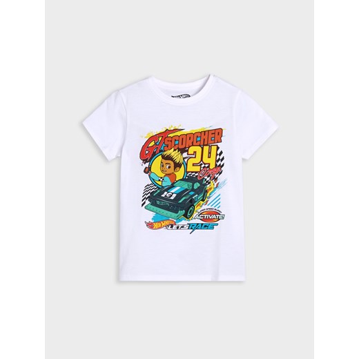 Sinsay - Koszulki 2 pack Hot Wheels - wielobarwny Sinsay 134 Sinsay