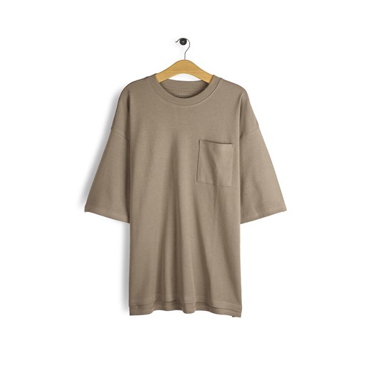 GATE T-shirt z grubej bawełny z kieszenią S ze sklepu gateshop w kategorii T-shirty męskie - zdjęcie 178148965