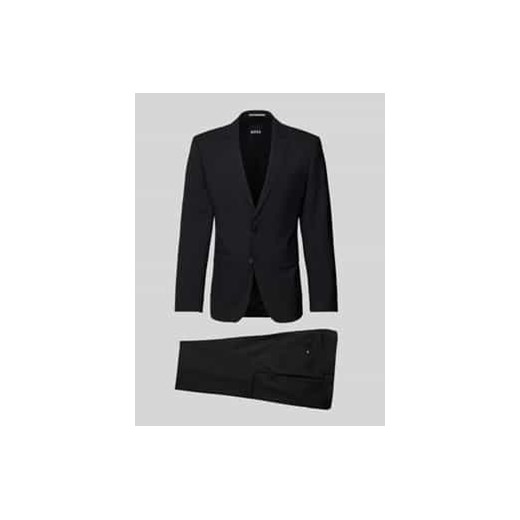 Garnitur o kroju slim fit z żywej wełny model ‘Huge’ ze sklepu Peek&Cloppenburg  w kategorii Garnitury męskie - zdjęcie 178152246