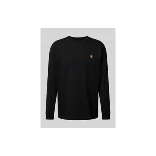 Bluzka z długim rękawem z wyhaftowanym logo ze sklepu Peek&Cloppenburg  w kategorii T-shirty męskie - zdjęcie 178152305