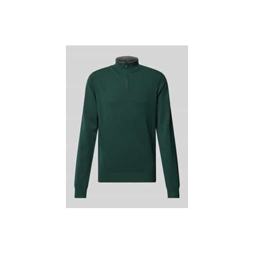 Sweter z dzianiny ze stójką model ‘Emarlo’ ze sklepu Peek&Cloppenburg  w kategorii Swetry męskie - zdjęcie 178152458
