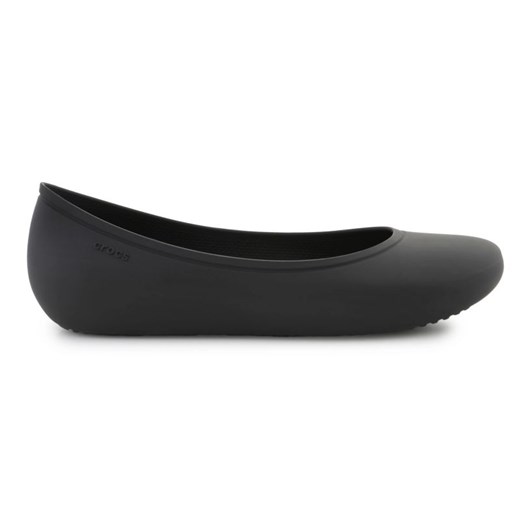 Buty Crocs Brooklyn Flat 209384-001 czarne ze sklepu ButyModne.pl w kategorii Balerinki - zdjęcie 178152958