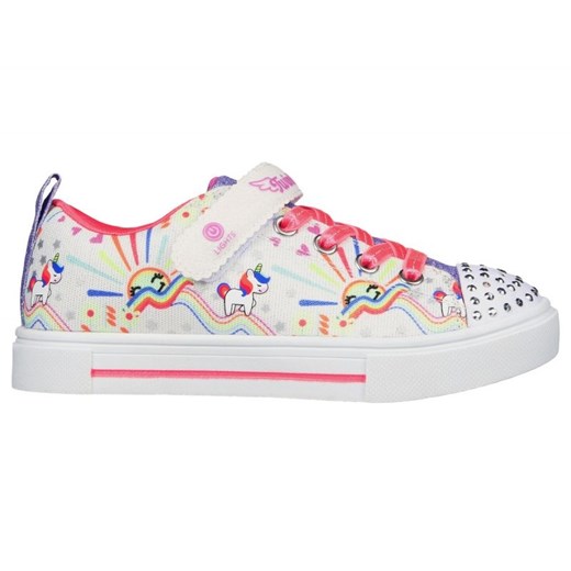Buty Skechers Unicorn Sunshine 314802L Wmlt białe ze sklepu ButyModne.pl w kategorii Trampki dziecięce - zdjęcie 178152966