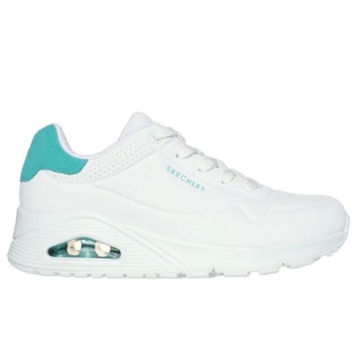 Buty Skechers Pop Back W 177092 Wmnt białe ze sklepu ButyModne.pl w kategorii Buty sportowe damskie - zdjęcie 178153008