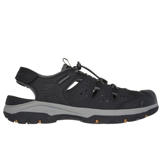 Sandały Skechers Menard M 205113 Blk czarne ze sklepu ButyModne.pl w kategorii Sandały męskie - zdjęcie 178153009
