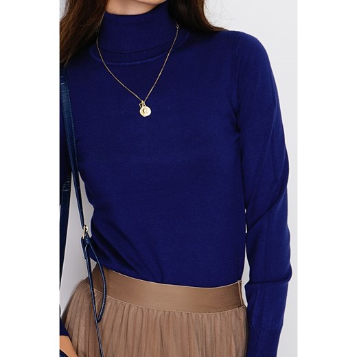ASSUILI Kaszmirowy sweter w kolorze granatowym 42 okazja Limango Polska