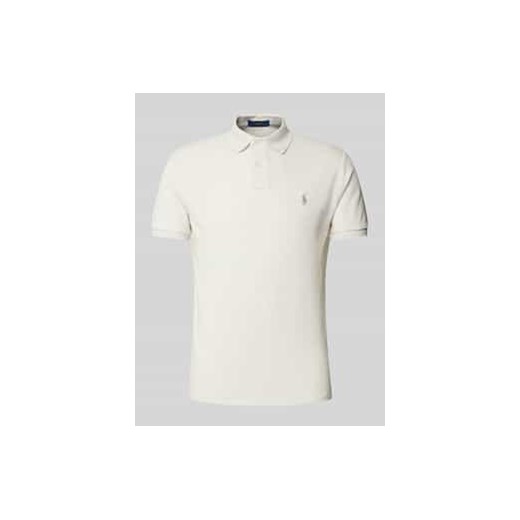 Koszulka polo z wyhaftowanym logo ze sklepu Peek&Cloppenburg  w kategorii T-shirty męskie - zdjęcie 178158115