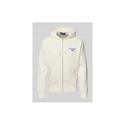 Bluza rozpinana z wyhaftowanym logo ze sklepu Peek&Cloppenburg  w kategorii Bluzy męskie - zdjęcie 178158165