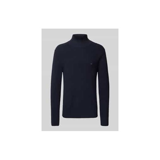 Sweter z dzianiny ze stójką ze sklepu Peek&Cloppenburg  w kategorii Swetry męskie - zdjęcie 178158207