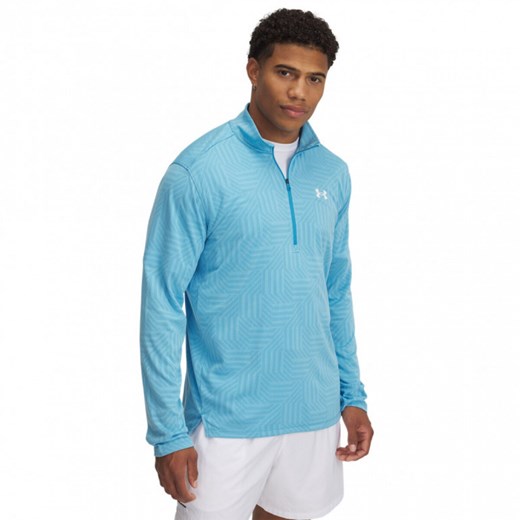 Męski longsleeve treningowy Under Armour UA Tech Vent GTessa 1/2 Zip - niebieski Under Armour M Sportstylestory.com