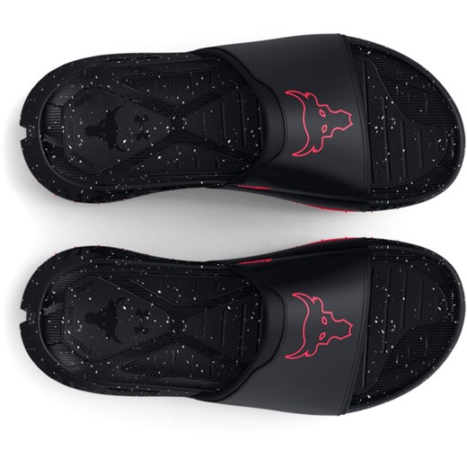 Klapki uniseks Under Armour Project Rock 3 UFC Slides - czarne Under Armour 47,5 Sportstylestory.com
