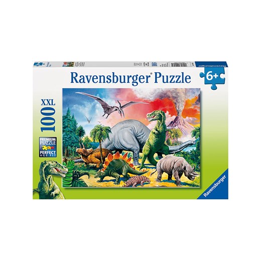 Ravensburger 100-częściowe puzzle &quot;Among dinosaurs&quot; - 6+ ze sklepu Limango Polska w kategorii Puzzle - zdjęcie 178158389