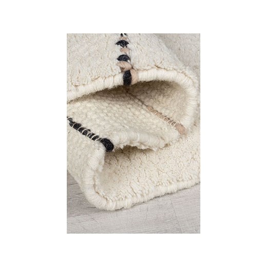 Flair Rugs Wełniany dywan "Dottie" w kolorze czarno-białym Flair Rugs 200x290 cm okazja Limango Polska