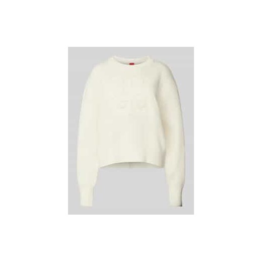 Sweter z dzianiny z obniżonymi ramionami model ‘Sisminye’ ze sklepu Peek&Cloppenburg  w kategorii Swetry damskie - zdjęcie 178160275