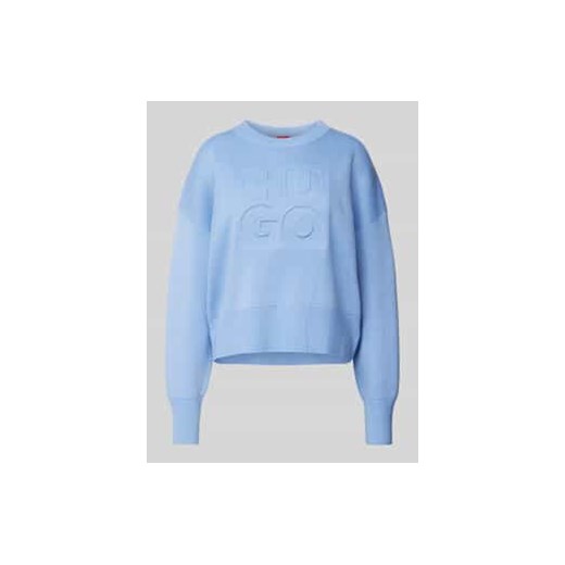 Sweter z dzianiny z obniżonymi ramionami model ‘Sisminye’ ze sklepu Peek&Cloppenburg  w kategorii Swetry damskie - zdjęcie 178160349
