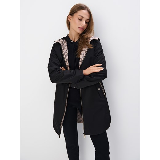 Mohito - Dwustronna kurtka parka - czarny Mohito 38 Mohito