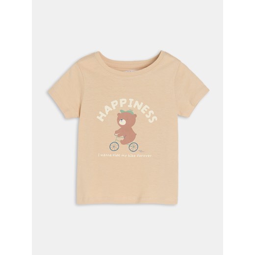 Sinsay - Koszulki 3 pack - kremowy Sinsay 92 Sinsay