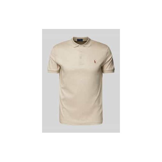 Koszulka polo z wyhaftowanym logo ze sklepu Peek&Cloppenburg  w kategorii T-shirty męskie - zdjęcie 178162438