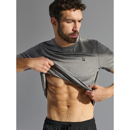 Sinsay - Koszulka SNSY PERFORMANCE - szary Sinsay S Sinsay