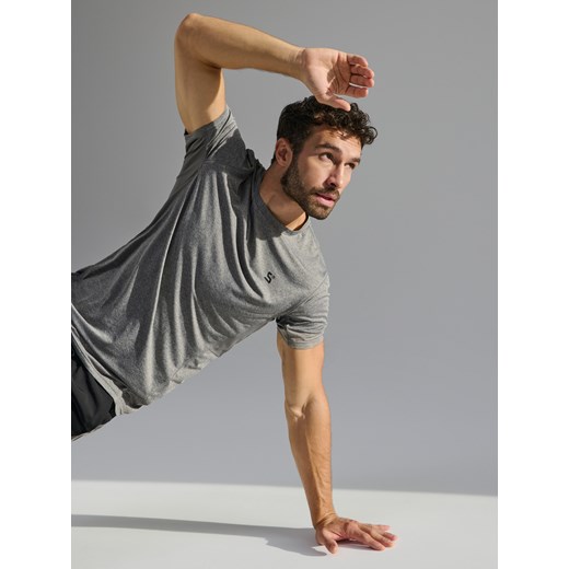 Sinsay - Koszulka SNSY PERFORMANCE - szary Sinsay XXL Sinsay