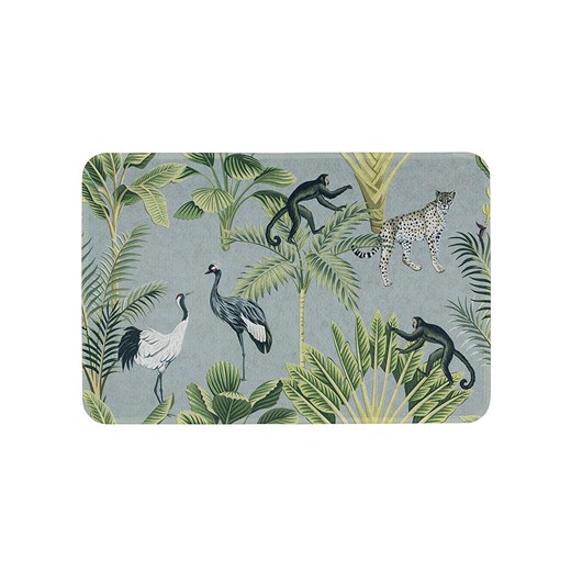 Mars &amp; More Wycieraczka &quot;Jungle&quot; w kolorze zielono-szarym - 50 x 75 cm ze sklepu Limango Polska w kategorii Dom - zdjęcie 178165879