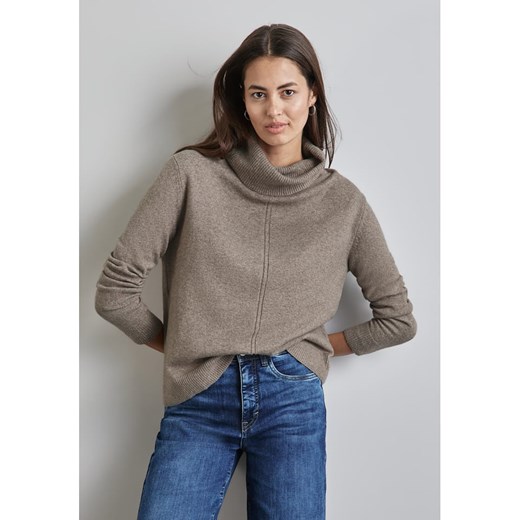Street One Sweter w kolorze jasnobrązowym ze sklepu Limango Polska w kategorii Swetry damskie - zdjęcie 178167088