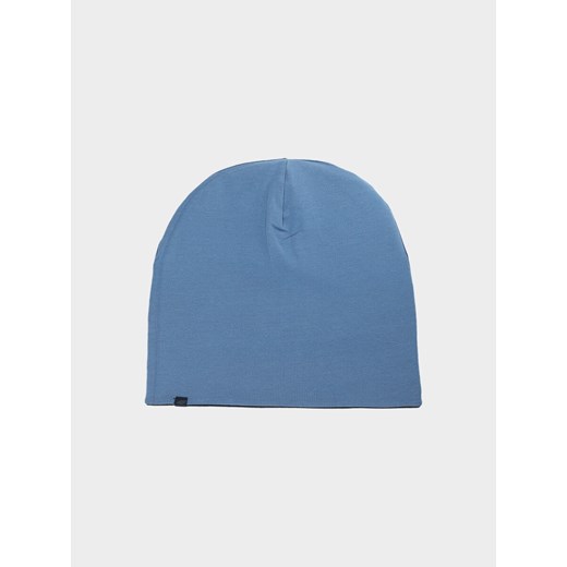 Dziecięca czapka beanie dwustronna 4F 4FJWSS25ACAPU505 - granatowa ze sklepu Sportstylestory.com w kategorii Czapki dziecięce - zdjęcie 178170467