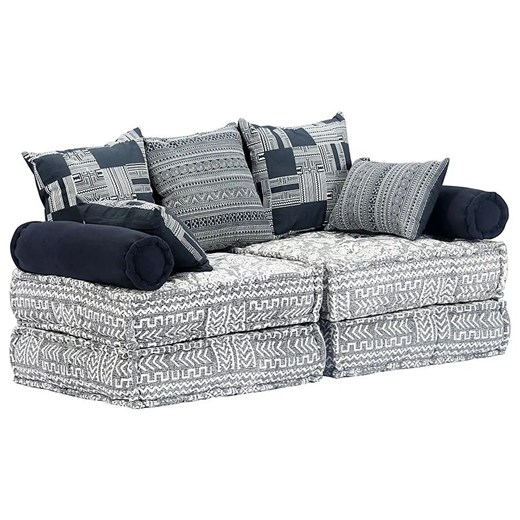 Dwuosobowa szara sofa modułowa - Montanex 2D ze sklepu Edinos.pl w kategorii Sofy i kanapy - zdjęcie 178170689