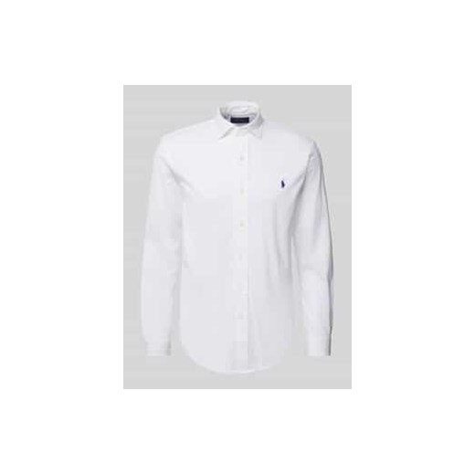 Koszula casualowa o kroju slim fit z kołnierzykiem typu cutaway ze sklepu Peek&Cloppenburg  w kategorii Koszule męskie - zdjęcie 178170799