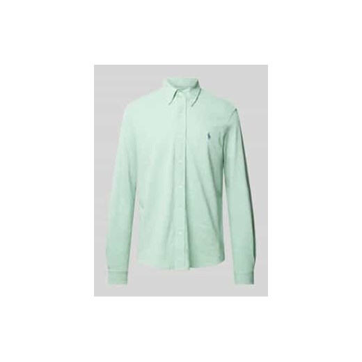 Koszula casualowa o kroju slim fit z wyhaftowanym logo ze sklepu Peek&Cloppenburg  w kategorii Koszule męskie - zdjęcie 178170998