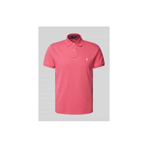 Koszulka polo z wyhaftowanym logo ze sklepu Peek&Cloppenburg  w kategorii T-shirty męskie - zdjęcie 178171106