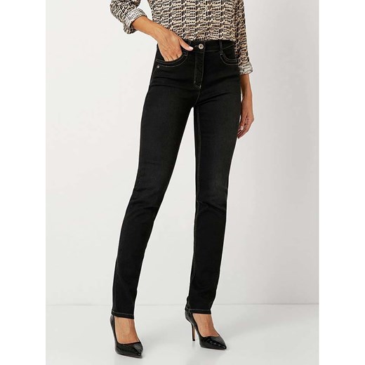 Relaxed by TONI Dżinsy &quot;be loved&quot; - Slim fit - w kolorze czarnym ze sklepu Limango Polska w kategorii Jeansy damskie - zdjęcie 178172898