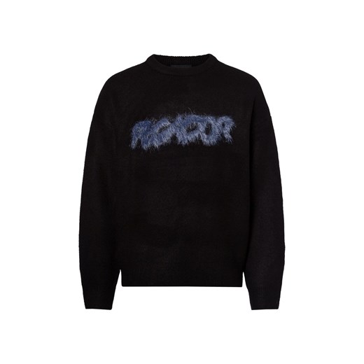 PEGADOR Męski sweter z dzianiny - Tripole Mężczyźni czarny jednolity Pegador XL vangraaf