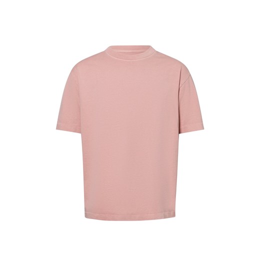 Nils Sundström Koszulka męska Mężczyźni Bawełna morelowy jednolity ze sklepu vangraaf w kategorii T-shirty męskie - zdjęcie 178173509