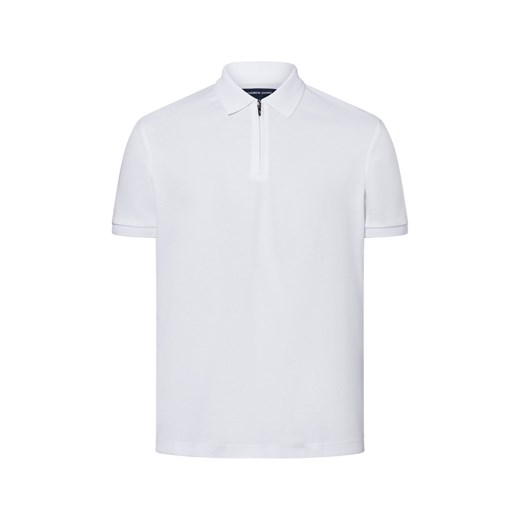 Andrew James Męska koszulka polo Mężczyźni biały jednolity ze sklepu vangraaf w kategorii T-shirty męskie - zdjęcie 178173519