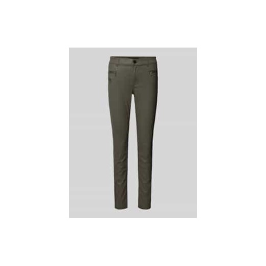 Jeansy o kroju skinny fit z kieszeniami zapinanymi na zamek błyskawiczny model ‘MALOU’ ze sklepu Peek&Cloppenburg  w kategorii Jeansy damskie - zdjęcie 178175095